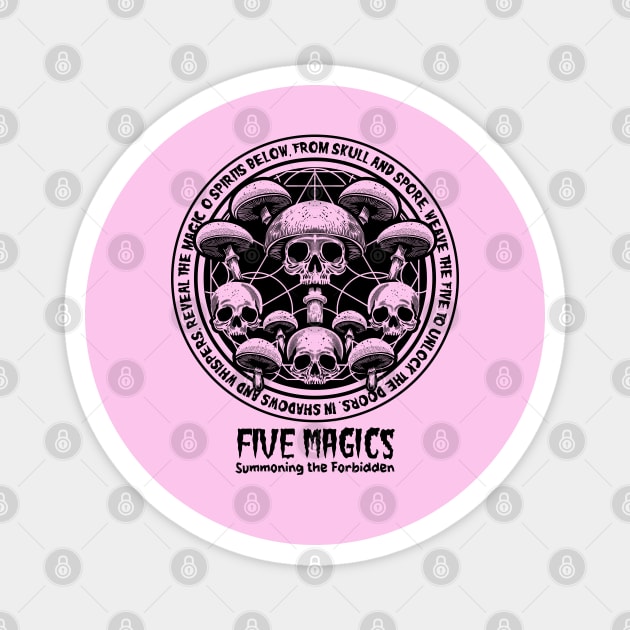 Five Magics Magnet by artslaves